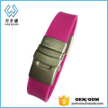 Personalized Silicone Id Bracelet Qr Code Metal Bracelet
